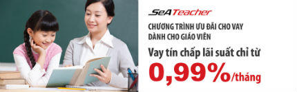 Vay tiêu dùng dành cho giáo viên với lãi suất từ 0,99%/tháng